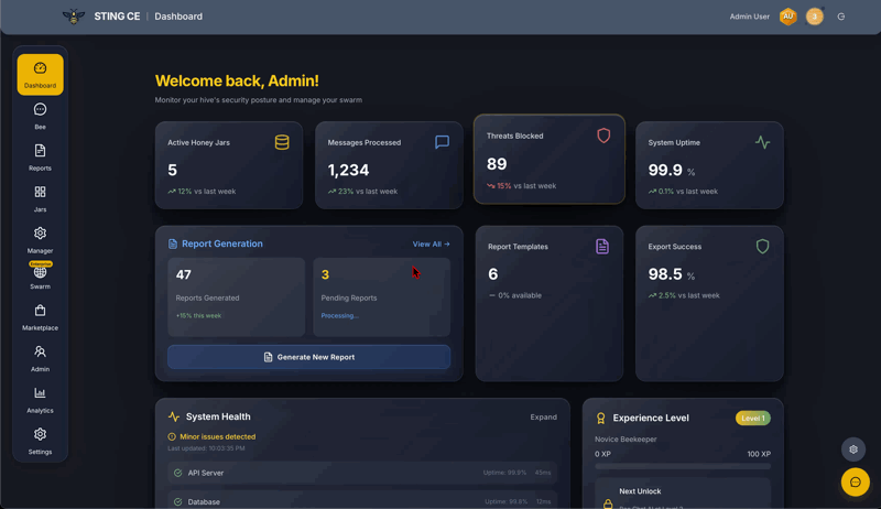 Nectar Flow Dashboard